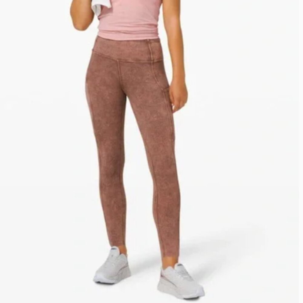 Lululemon Fast and Free Tight II 25" Ice Dye